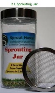 Glass Sprouting Jar